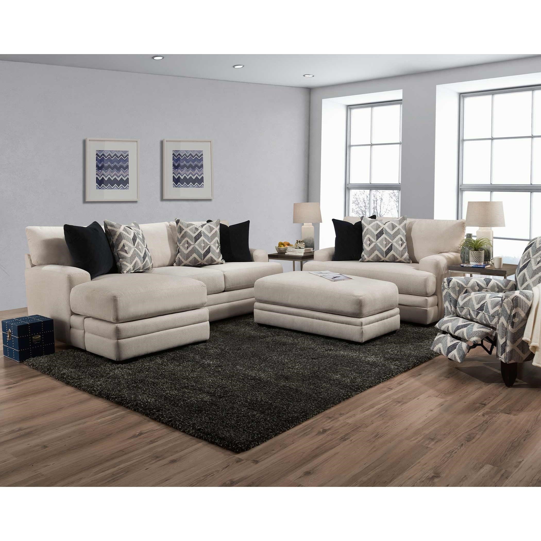Franklin Cleo 000000775230 Contemporary Sofa with Reversible